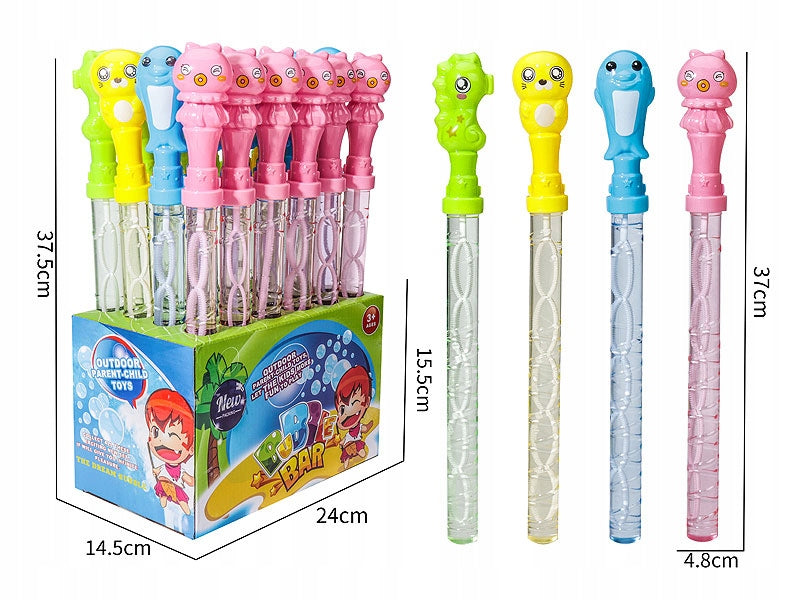 LARGE BUBBLE SWORD SOAP BUBBLE COLORS OCEAN ANIMAL 37CM Kind swords