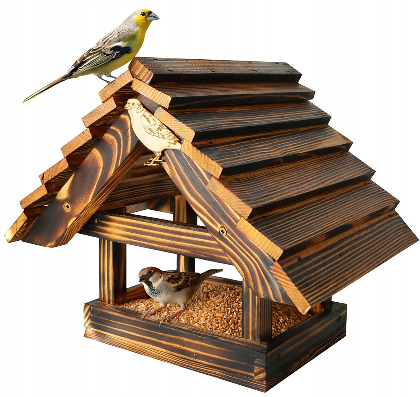 LARGE Bird Feeder WOODEN XXL Tanning Manufacturer code budka lęgowa domek karma dla ptaków