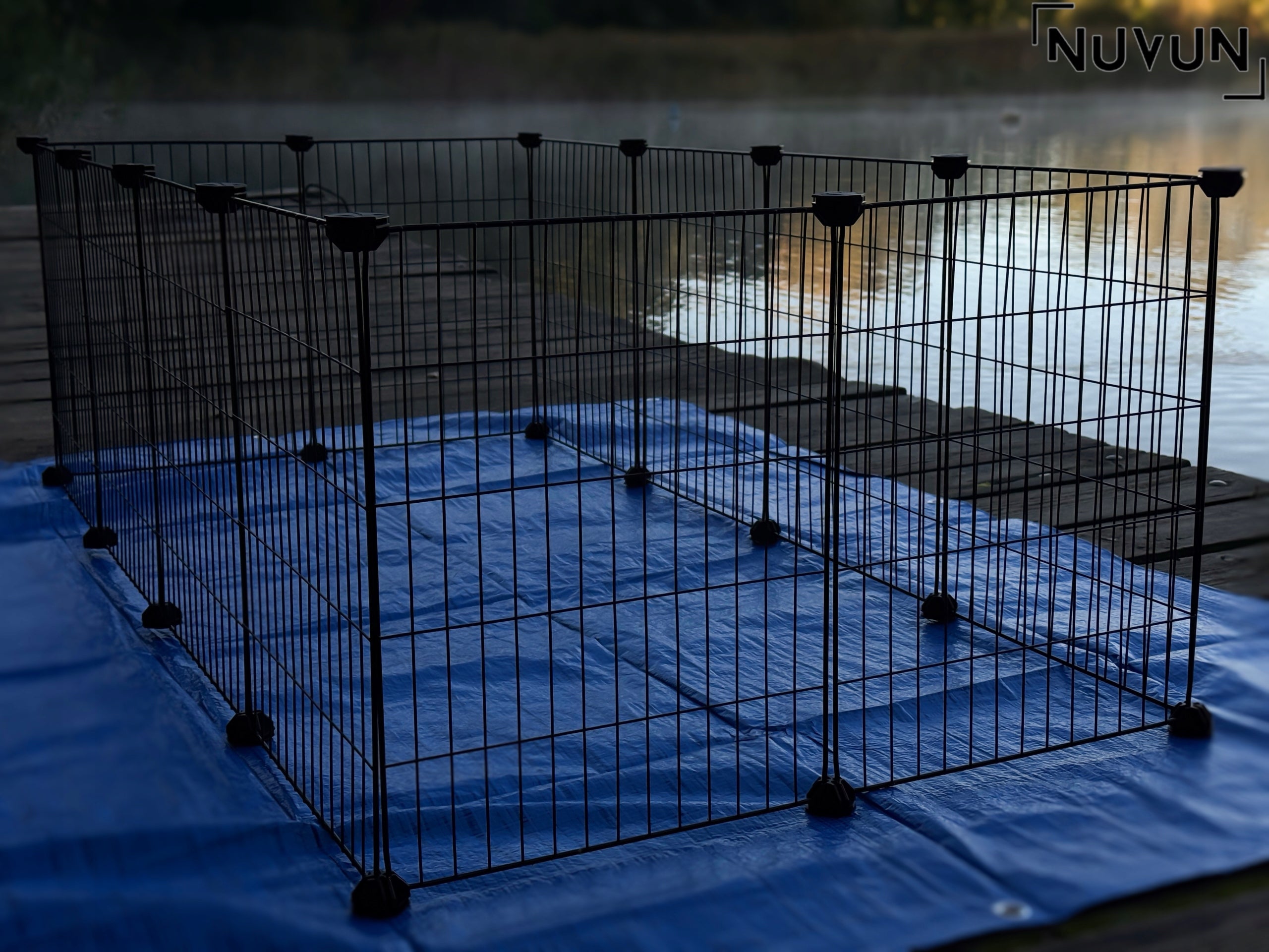 LARGE CAGE PLAYPEN FOR PUPPY SMALL YOUNG DOG+ACCESSORIES PROTECTIVE MAT Packaging status original
