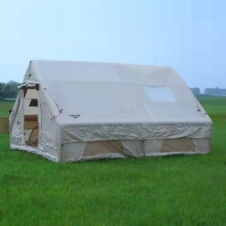 LARGE CAMPING TENT PUMPED 8 PERSON INFLATABLE 12m2 400x300cm+PUMP Manufacturer code 316431823