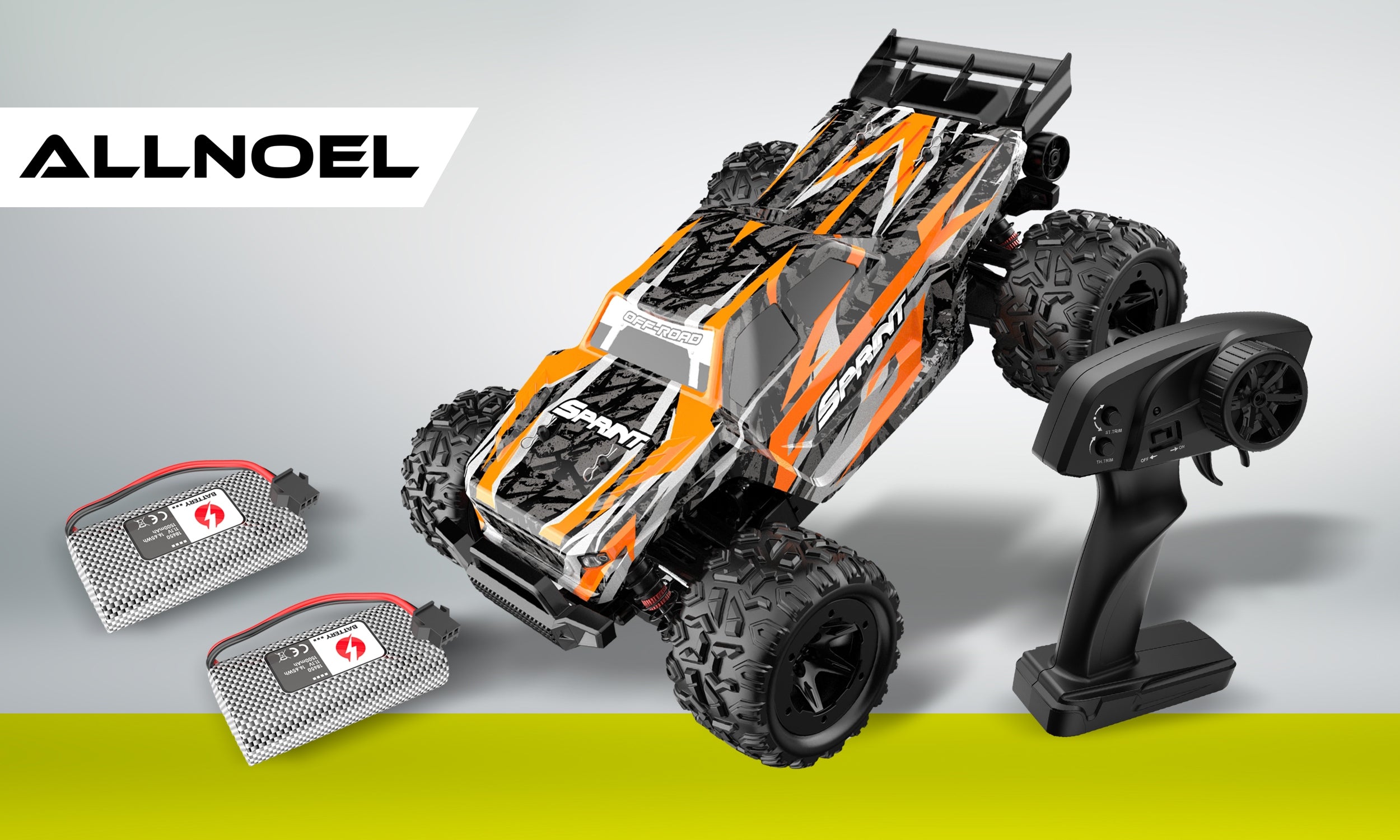 LARGE CAR RC REMOTE CONTROLLED OFF-ROAD CAR FOR REMOTE CONTROL 40KM/H 1:18 4X4 Manufacturer code SAMOCHÓD ZDALNIE STEROWANY 2X AKUMULATOR RC