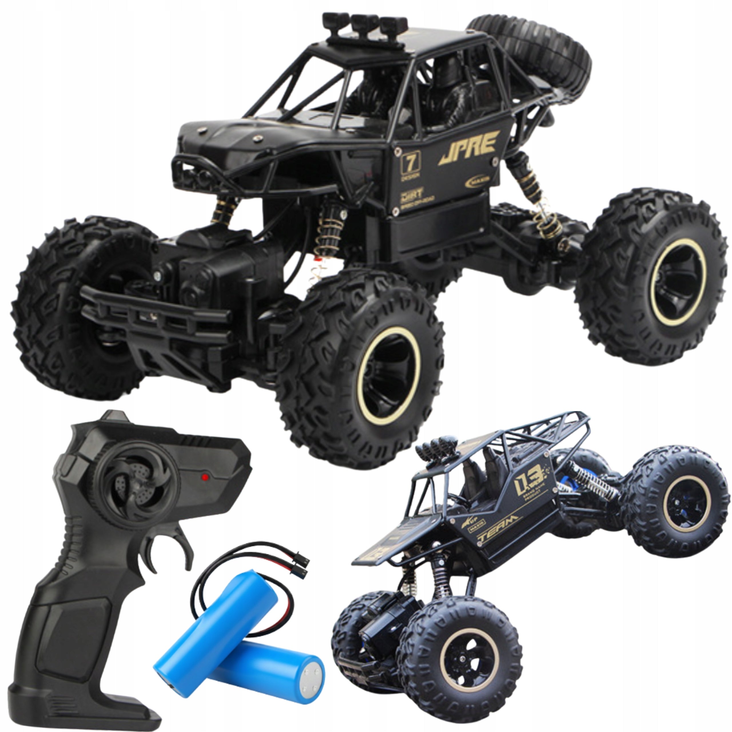 LARGE CAR REMOTE CONTROLLED AUTO RC METAL OFF-ROAD DRIVE 4X4 XXXL Packaging status original