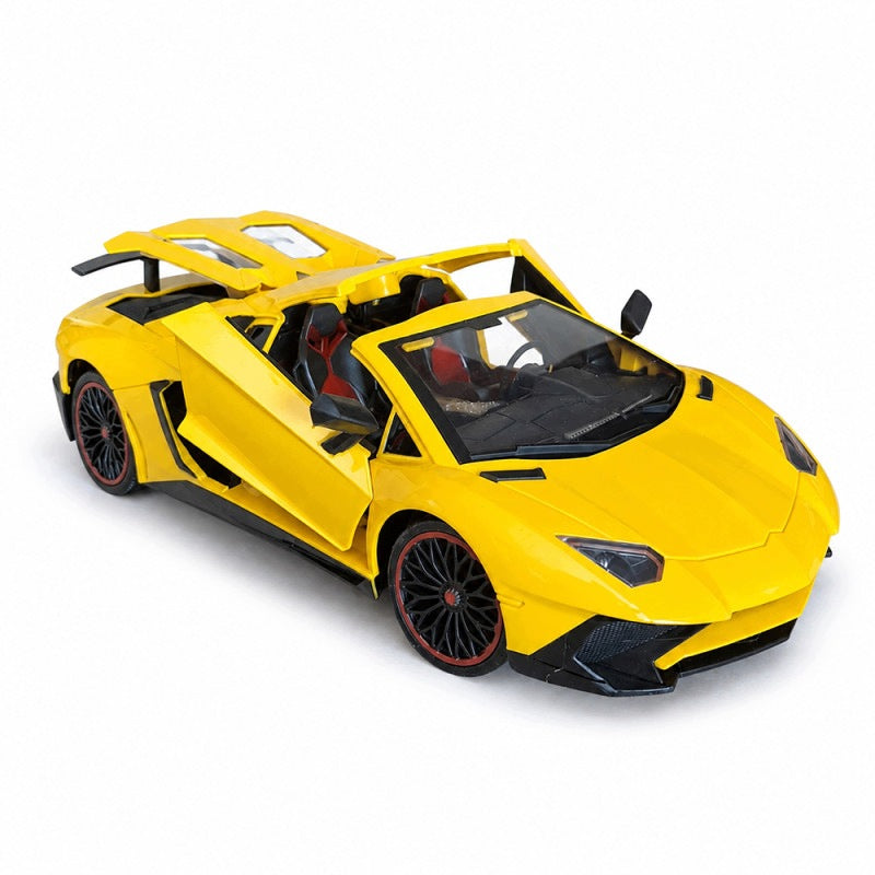 LARGE CAR REMOTE CONTROLLED SMOKE REMOTE CONTROLLED BY GESTURES YELLOW Brand no brand