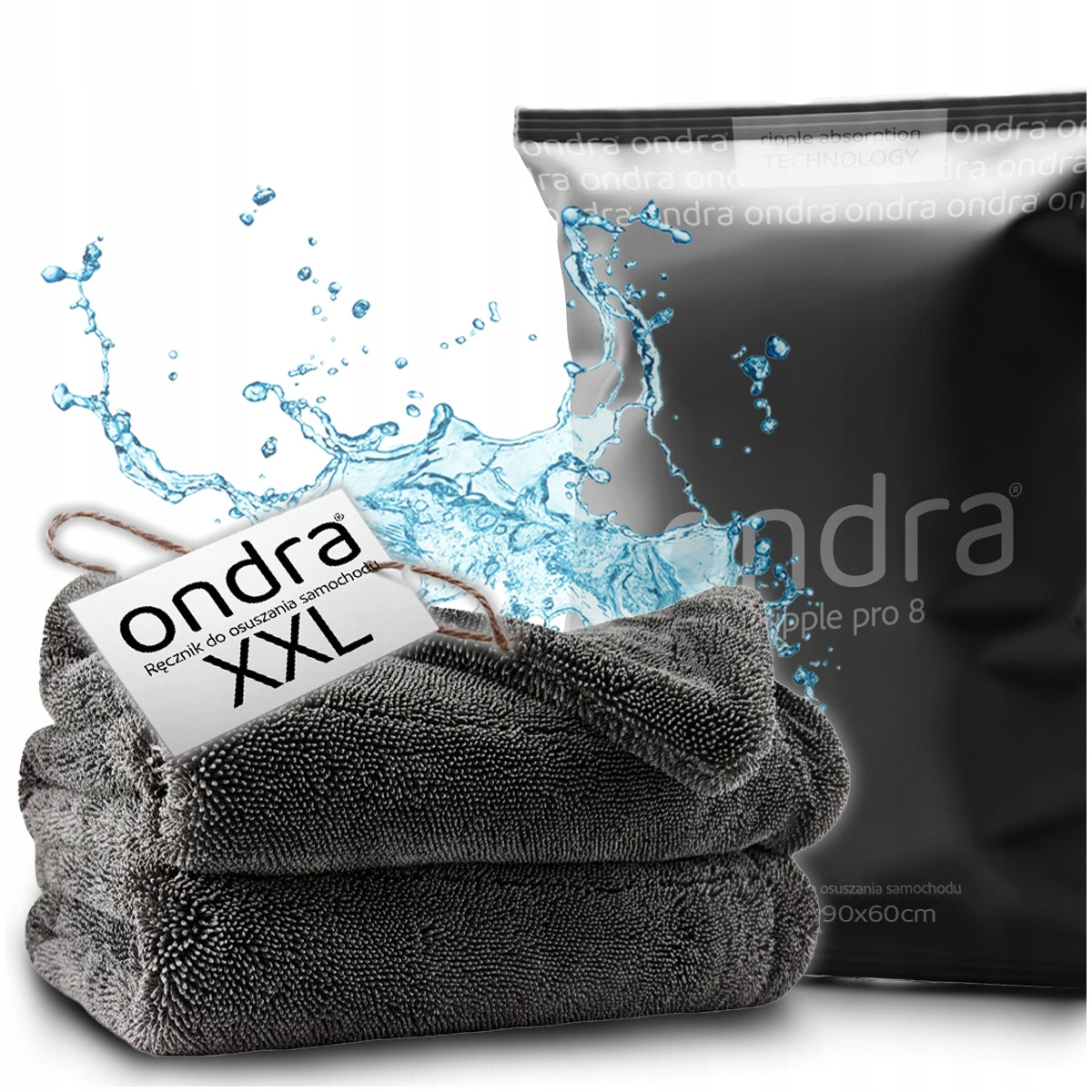 LARGE CAR TOWEL FOR DRYING MICROFIBER PAINT WIPE Packaging status original