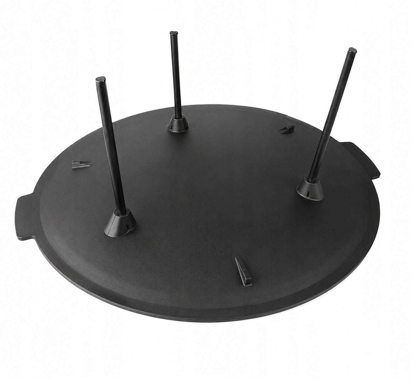 LARGE CAST IRON Plate Round 45cm Grill GRATE Fire Pit WOK CAST IRON Packaging status original