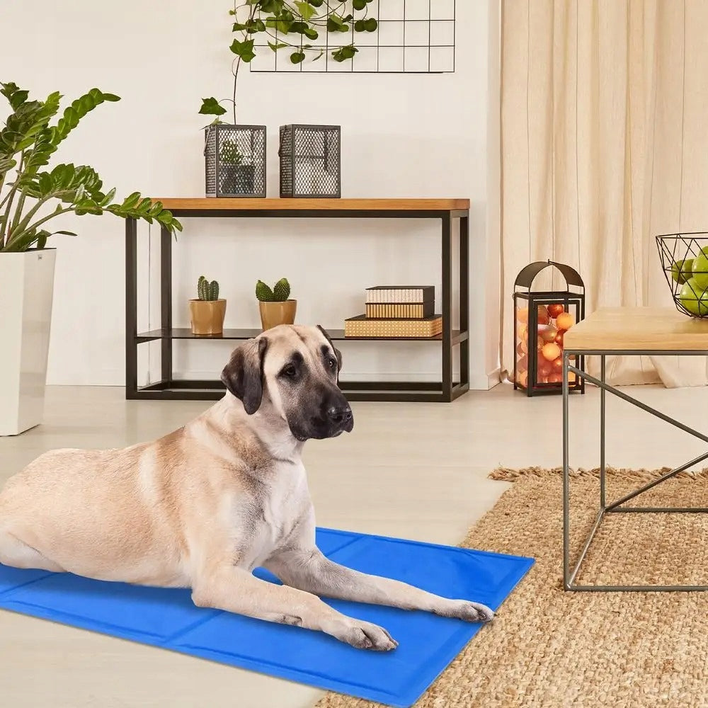 LARGE CAT DOG COOLING MAT BED THICK 2KG LARGE 90x50 cm FOLDING Manufacturer code ER41026