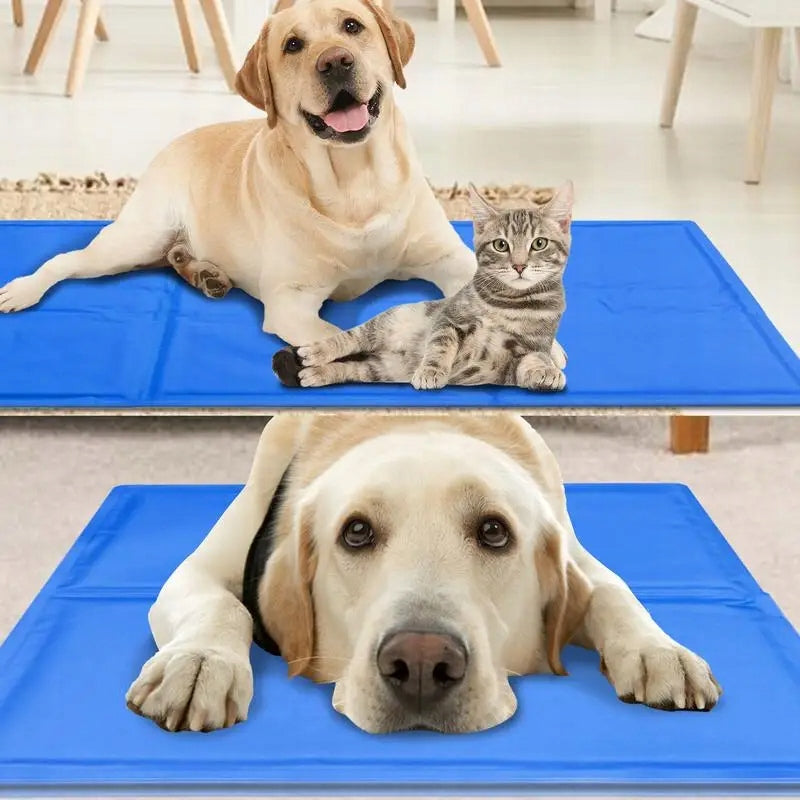 LARGE CAT DOG COOLING MAT BED THICK 2KG LARGE 90x50 cm FOLDING Model DUŻA MATA CHŁODZĄCA DLA PSA KOTA LEGOWISKO