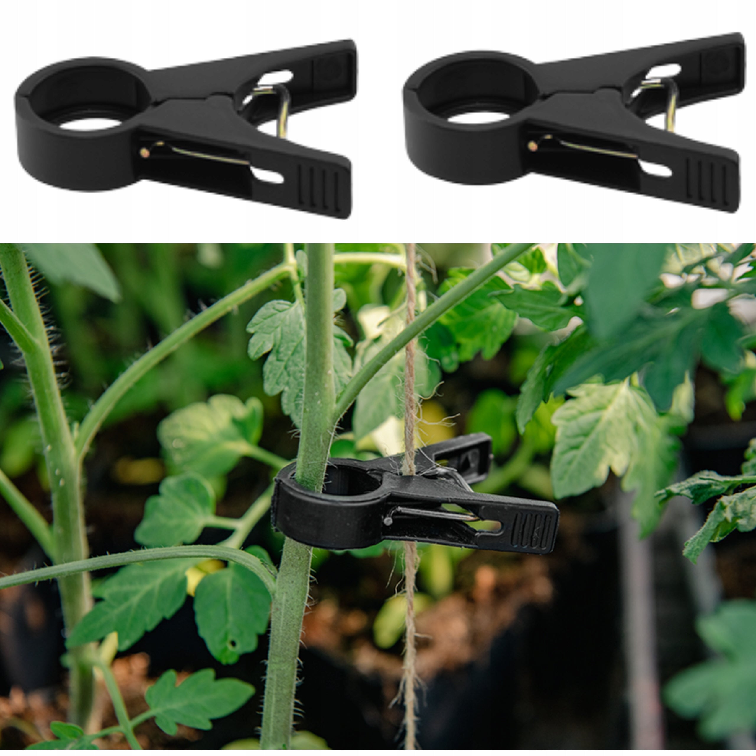 LARGE CLIPS FOR ATTACHING CLIPS TO SHOOT STEM PLANTS GARDEN PAPER CLIPS EAN (GTIN) 5906214817395