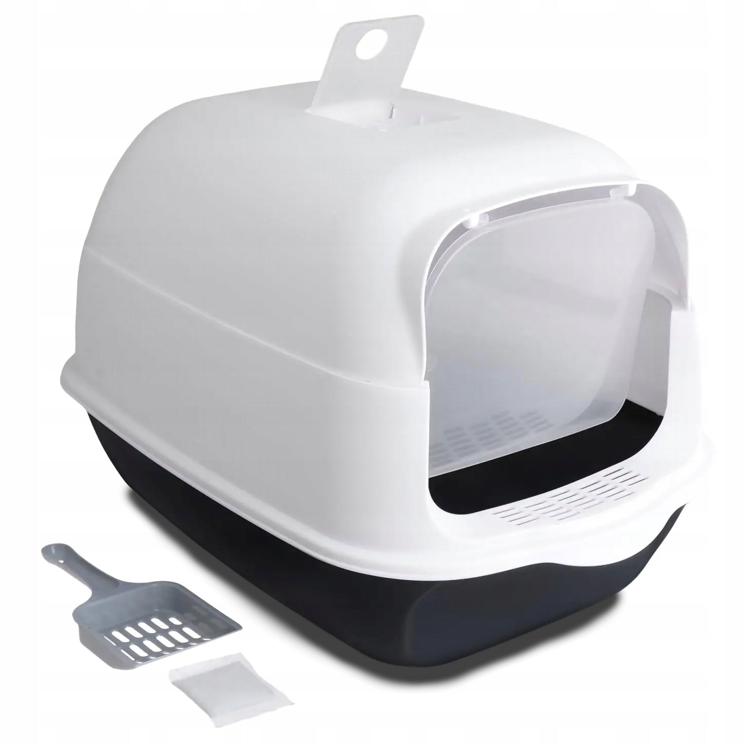 LARGE CLOSED CAT LITTER BOX with filter