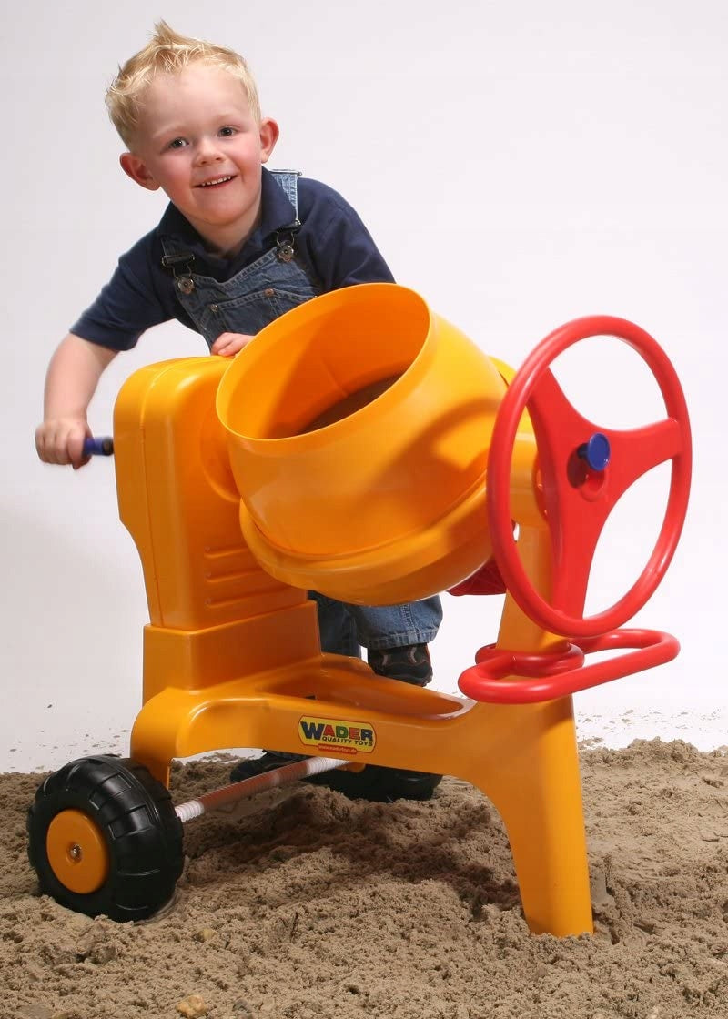 LARGE CONCRETE MIXER WITH HOOK + BUILDER BRICKLAYER SET WADER POLESIE XXL Character/Title none