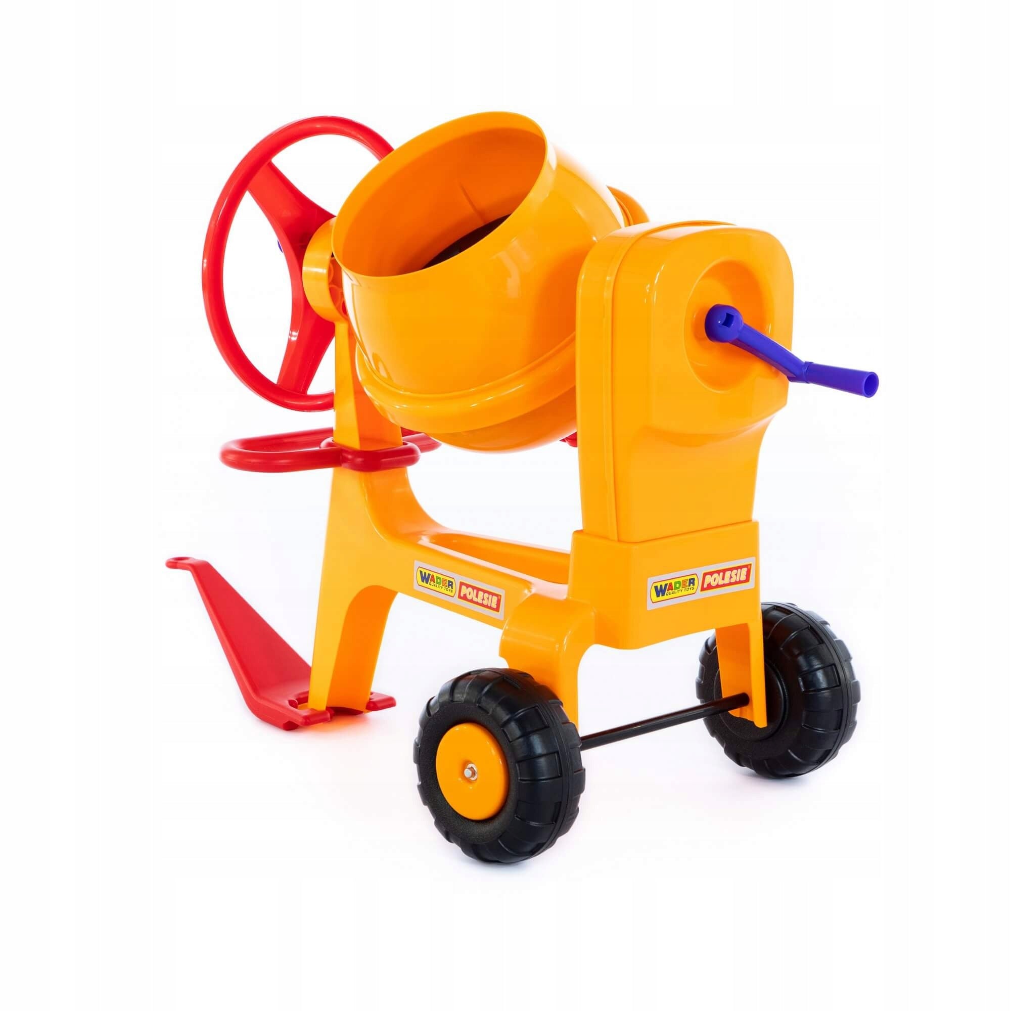 LARGE CONCRETE MIXER WITH HOOK + BUILDER BRICKLAYER SET WADER POLESIE XXL EAN (GTIN) 5904954043753