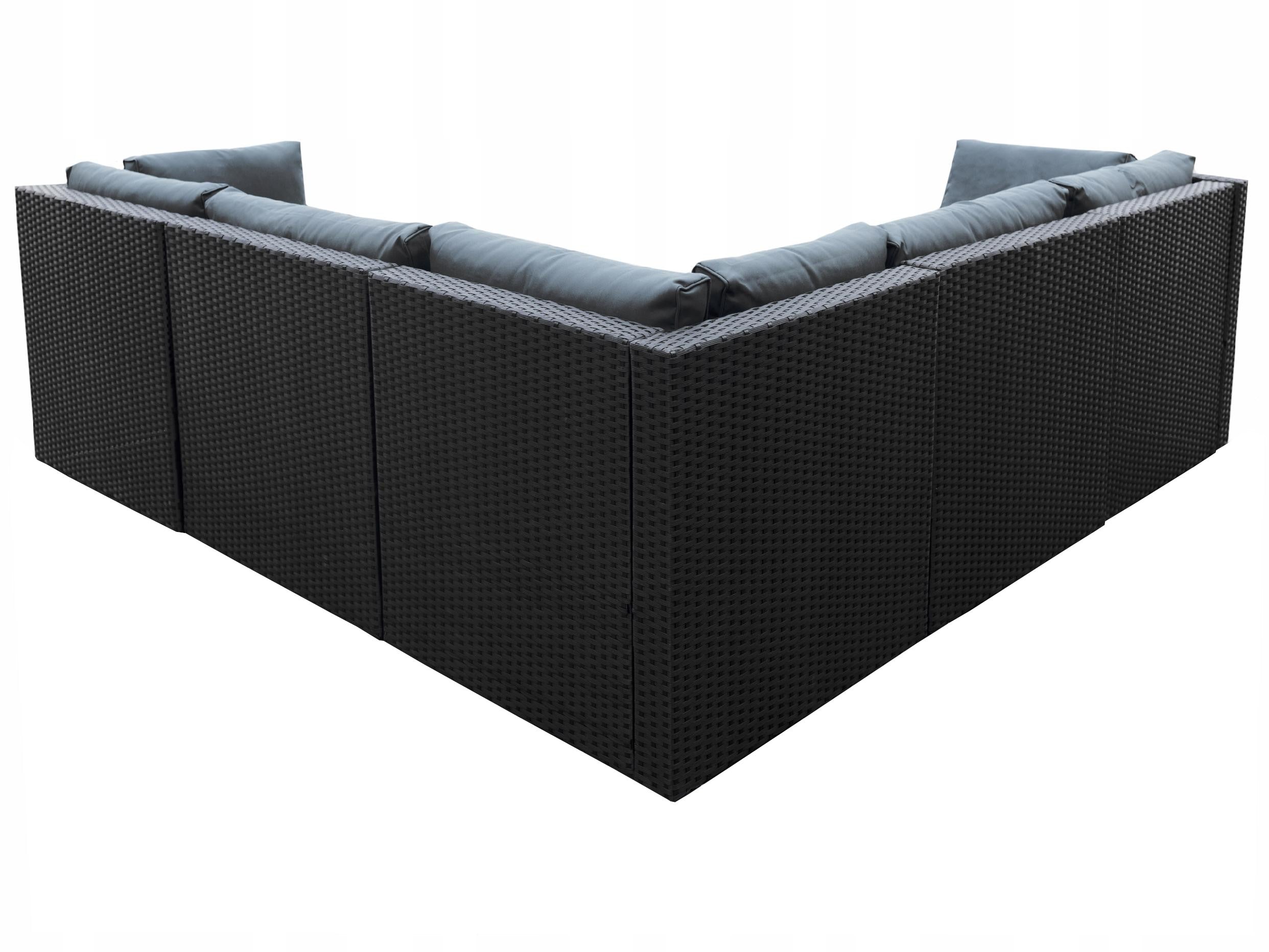 LARGE CORNER CHIRO GARDEN FURNITURE COUCH + TABLE Line EXCLUSIVE