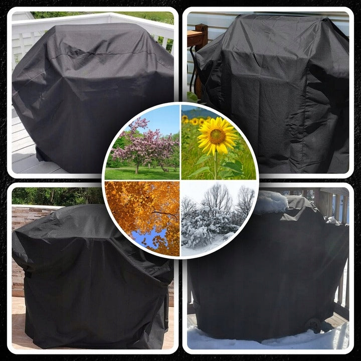 LARGE COVER GRILL COVER GARDEN GAS GRILL SOLID WATERPROOF Length 145 cm