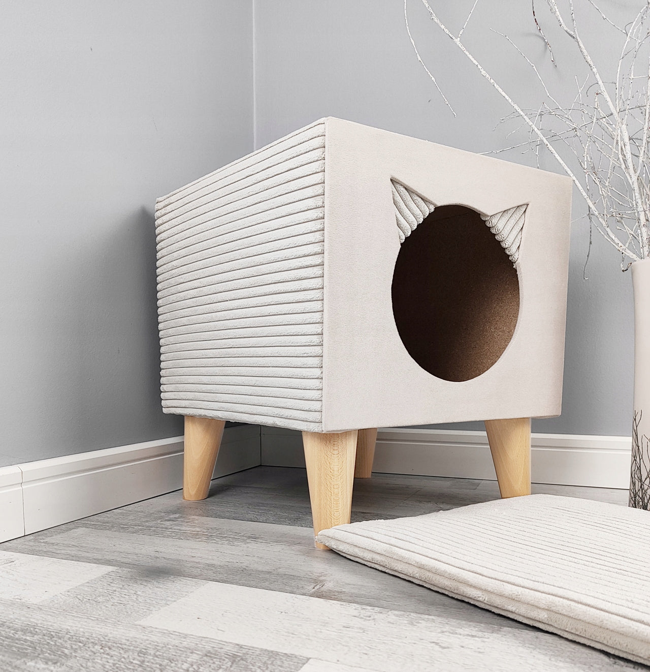 LARGE COZY HOUSE XXL FOR CAT SCANDINAVIAN BED COLORS VELOUR EAN (GTIN) 5904988127849
