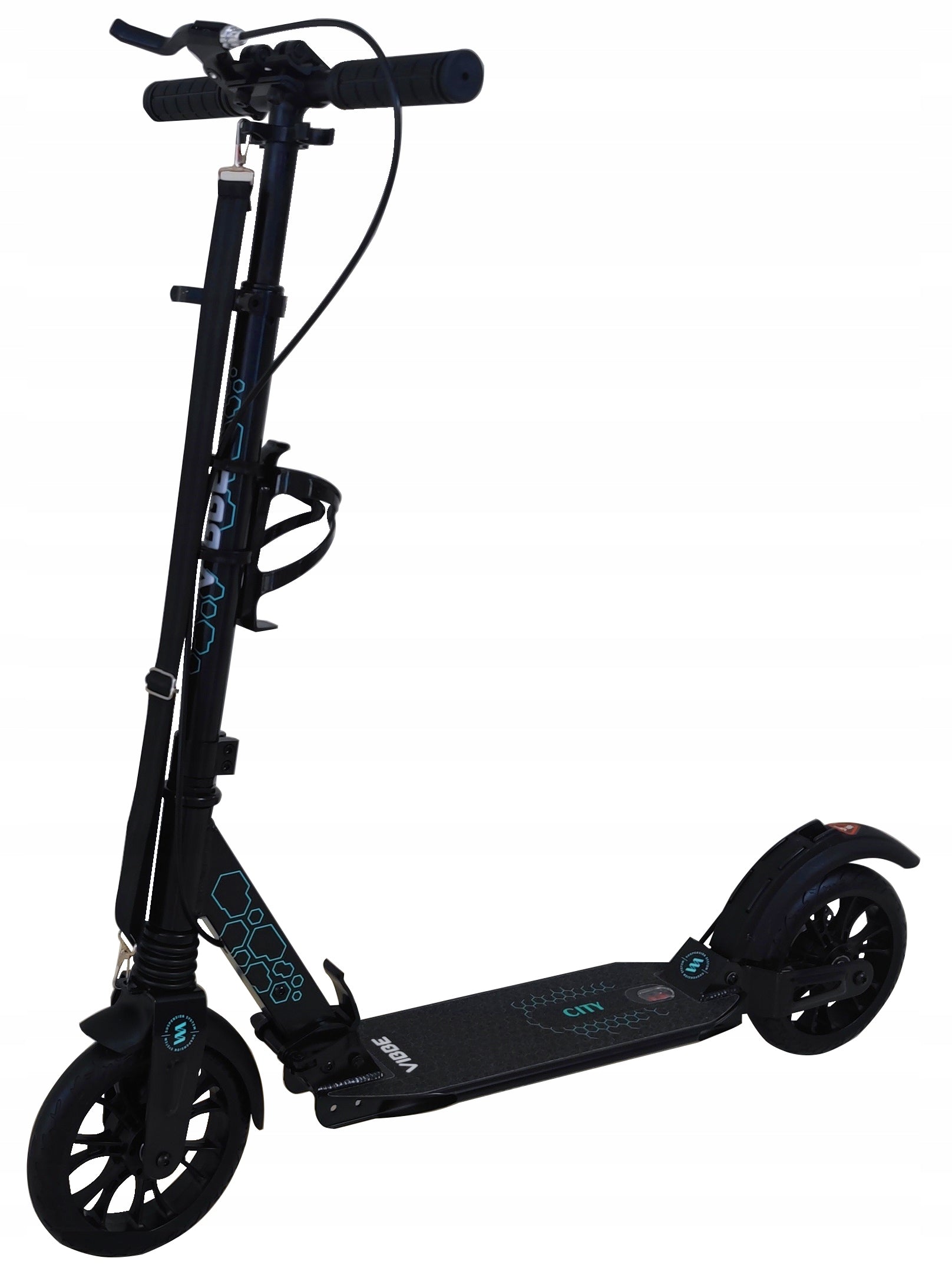 LARGE City Scooter VIBBE 200mm disc brake shock absorber folding Number of wheels 2