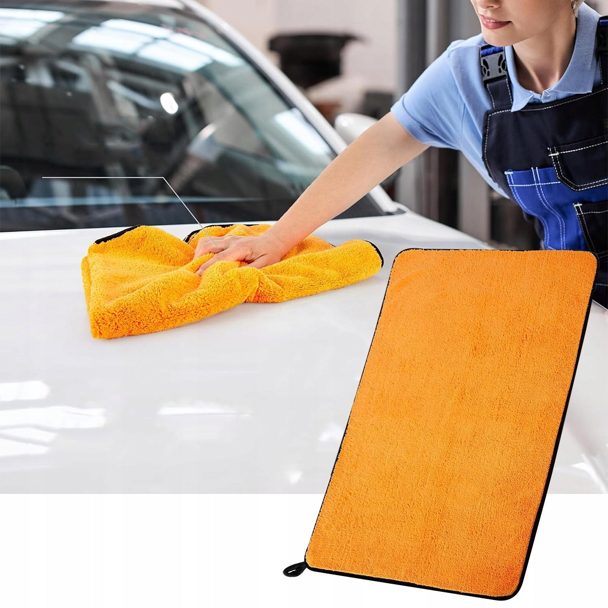 LARGE DETAILING TOWEL FOR CAR WIPE DRYING CAR 1400gsm XL Manufacturer no brand