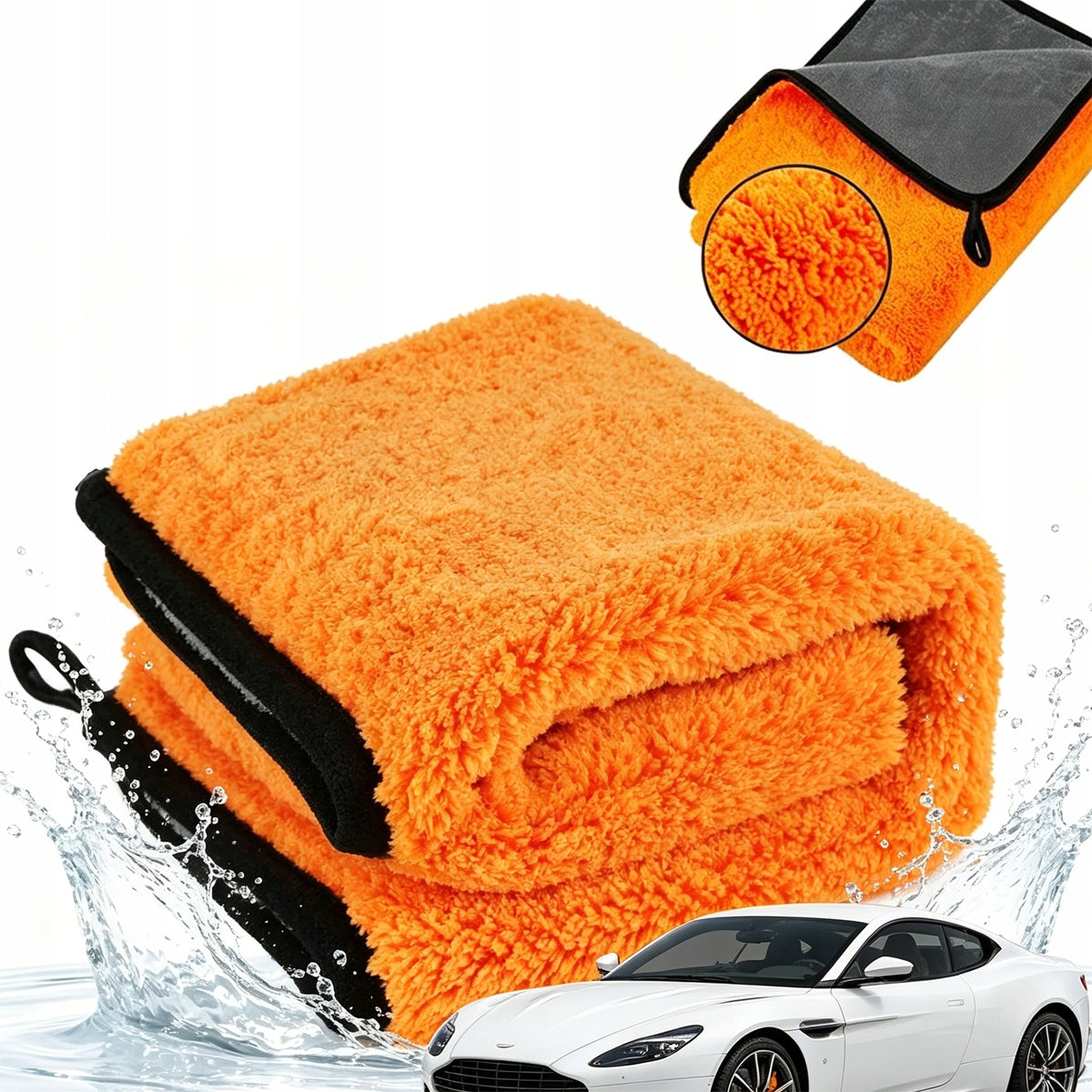 LARGE DETAILING TOWEL FOR CAR WIPE DRYING CAR 1400gsm XL