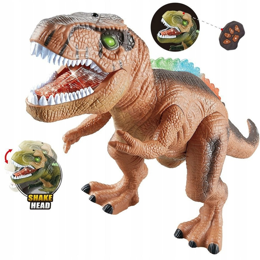 LARGE DINOSAUR CONTROLLED ROBOT TOYS GIFT FOR KIDS T-REX WALKS LED Packaging status original
