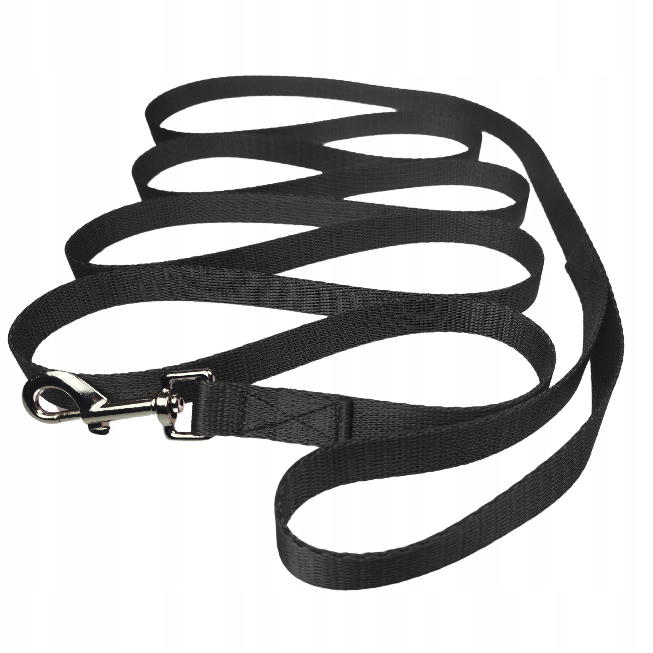 LARGE DOG LEASH 10M BLACK TRAINING URBAN STRONG ROPE DURABLE Manufacturer code Smycz miejska treningowa 10m