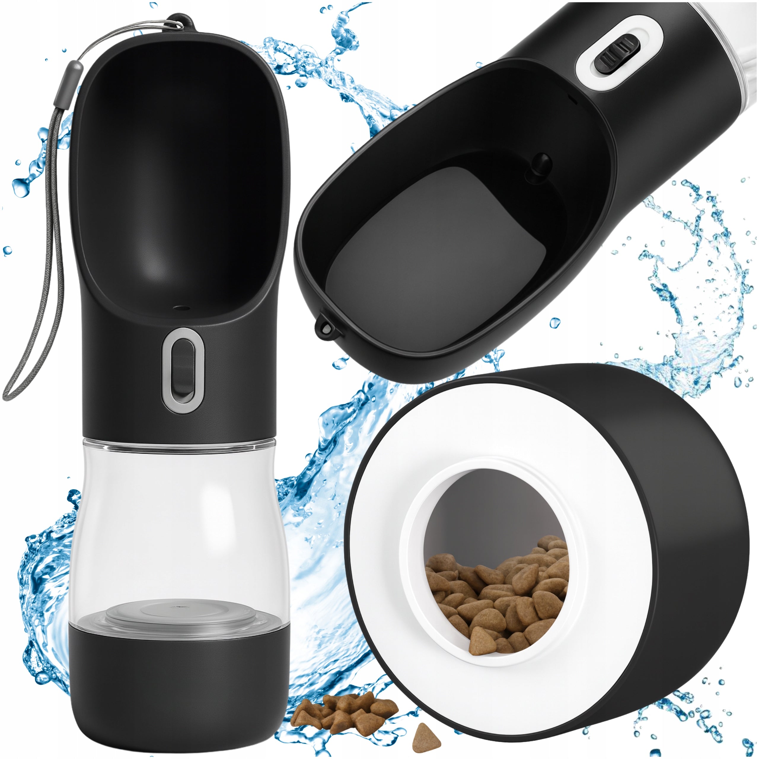 LARGE DOG TRAVEL BOTTLE PORTABLE WATER BOWL FOOD DRINKER WATER BOTTLE EAN (GTIN) 5907244508239