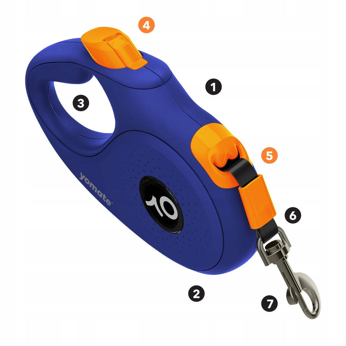 LARGE DOG UP TO 50 KG - LIGHTWEIGHT DOG LEASH / AUTOMATIC STRONG ROLL-UP TAPE Manufacturer code SA-031
