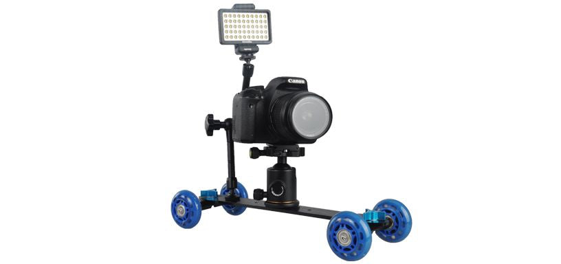 LARGE DOLLY ROLLER SKATE TROLLEY for DSLR CAMERA 4 Wheels Packaging status original