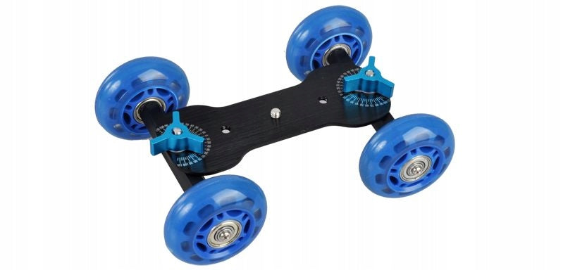LARGE DOLLY ROLLER SKATE TROLLEY for DSLR CAMERA 4 Wheels