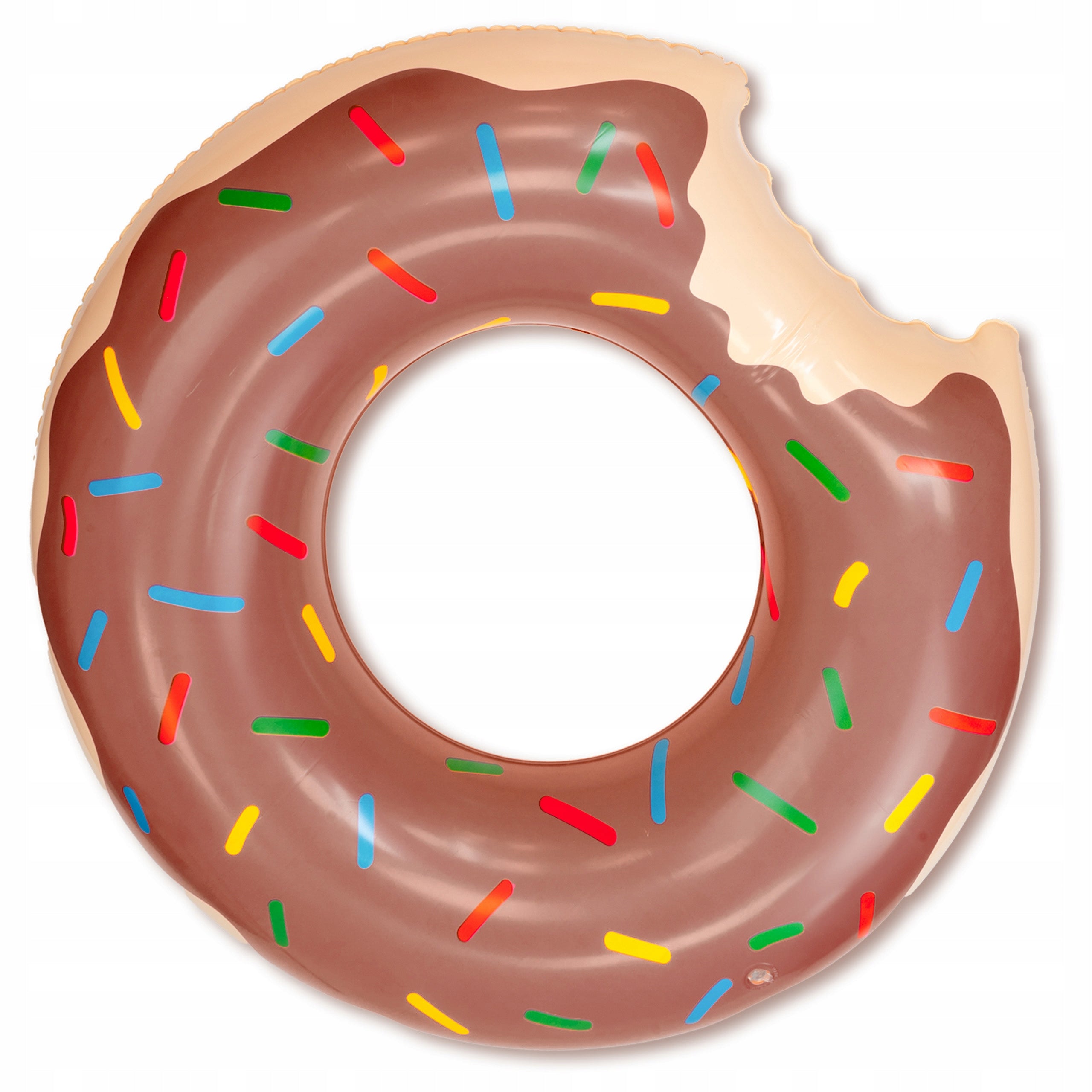 LARGE DONUT INFLATABLE SWIMMING WHEEL COLORFUL MATTRESS OVER THE RIVER WATER Brand no brand