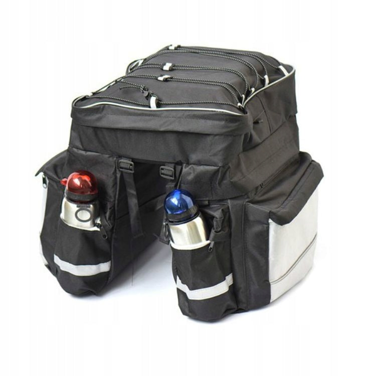 LARGE DOUBLE BICYCLE BAG REAR PANNIER FOR TRUNK 75L XXL Model TR-75L