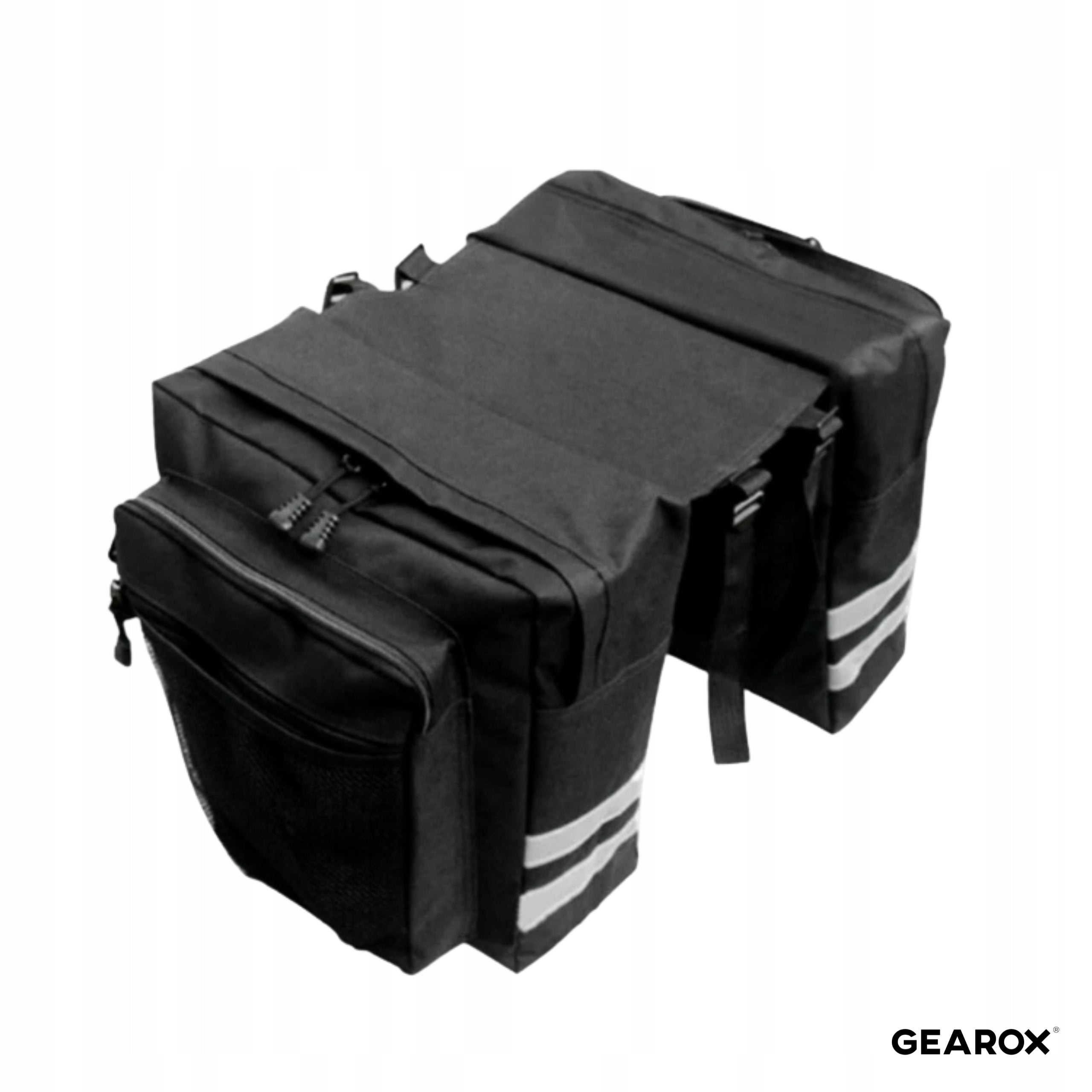 LARGE DOUBLE POUCH BICYCLE BAG REAR FOR TRUNK SIDE TRUNKS 25L Packaging status original