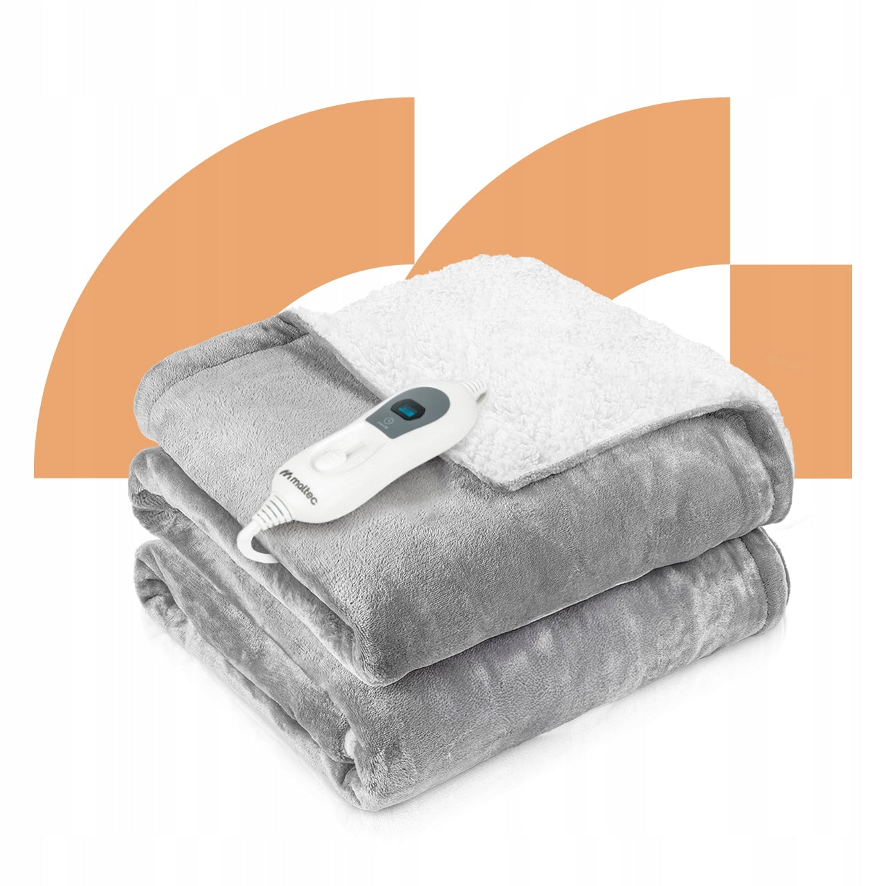 LARGE ELECTRIC BLANKET 180X130CM DOUBLE HEATING MAT SOFT TIMER REMOTE CONTROL Medical device no