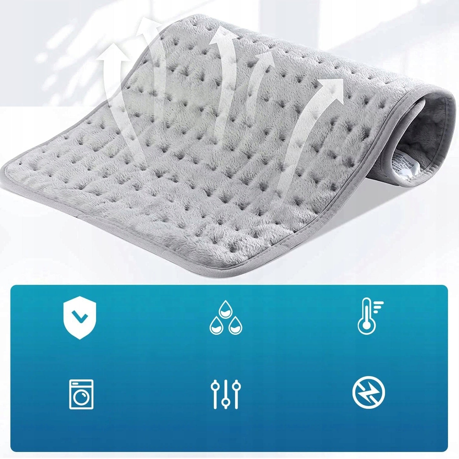 LARGE ELECTRIC BLANKET 60X30CM HEATING MAT WITH TEMPERATURE CONTROL