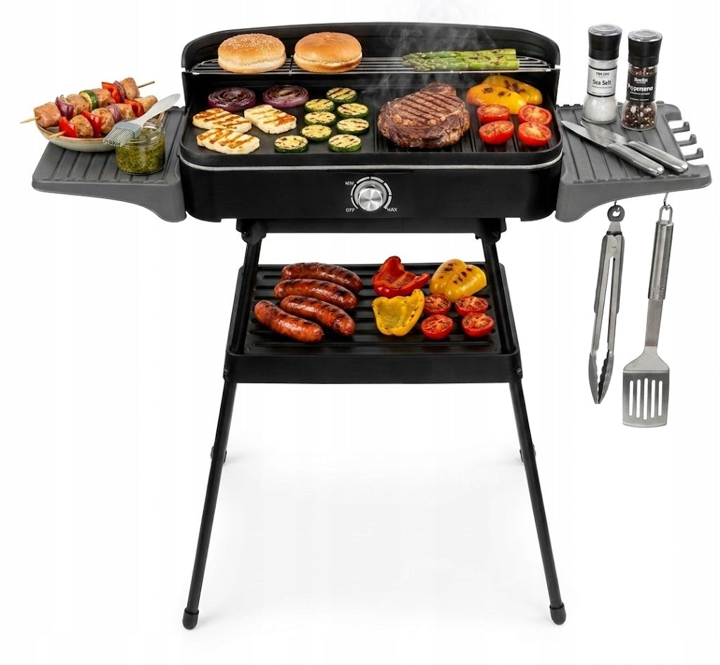LARGE ELECTRIC GRILL GARDEN AND KITCHEN Grate Detachable FROM RACK XL