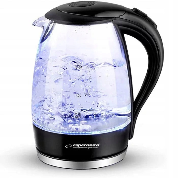 LARGE ELECTRIC KETTLE WIRELESS GLASS LED EAN (GTIN) 4251762502776