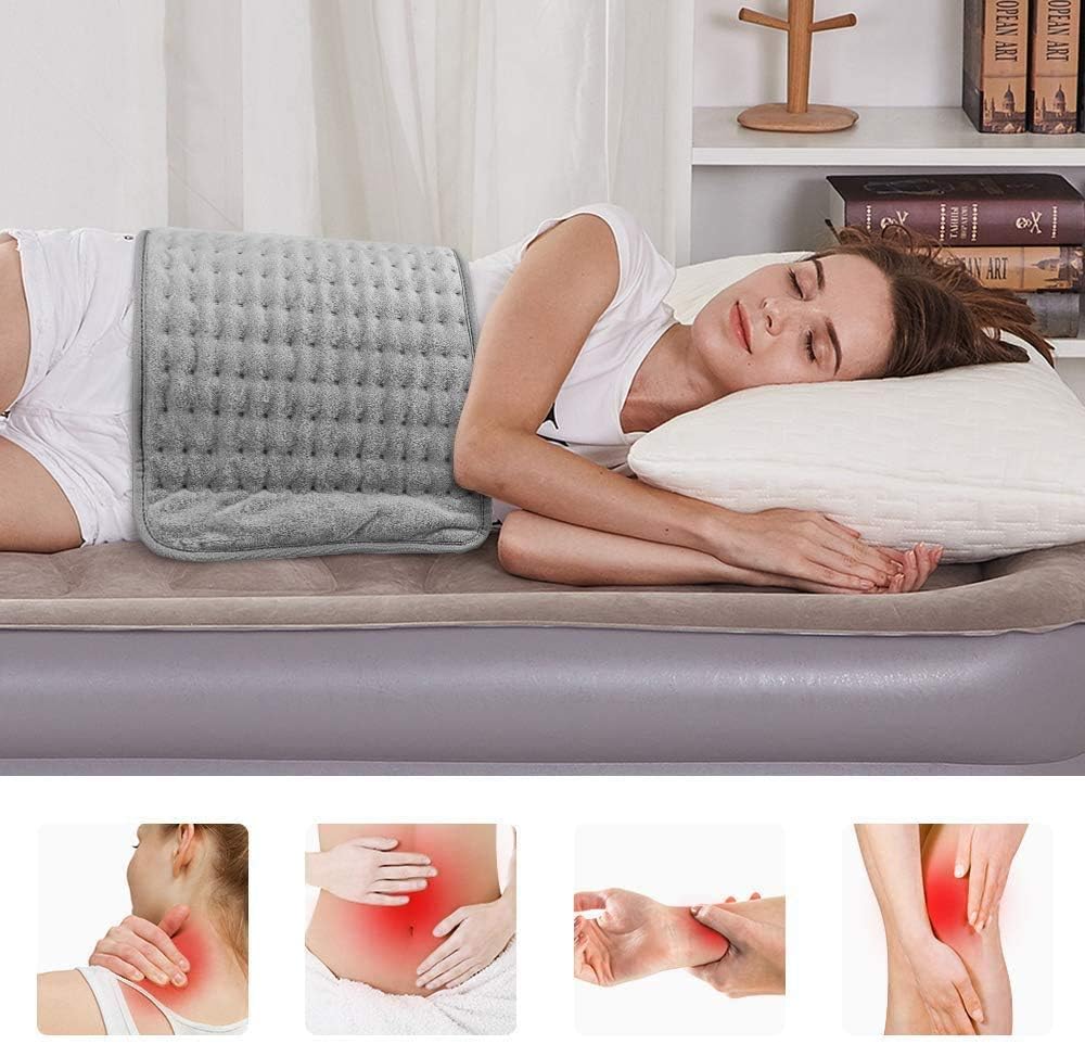 LARGE ELECTRIC PILLOW HEATED HOT WATER BOTTLE WARMING MAT 60x30cm Medical device no