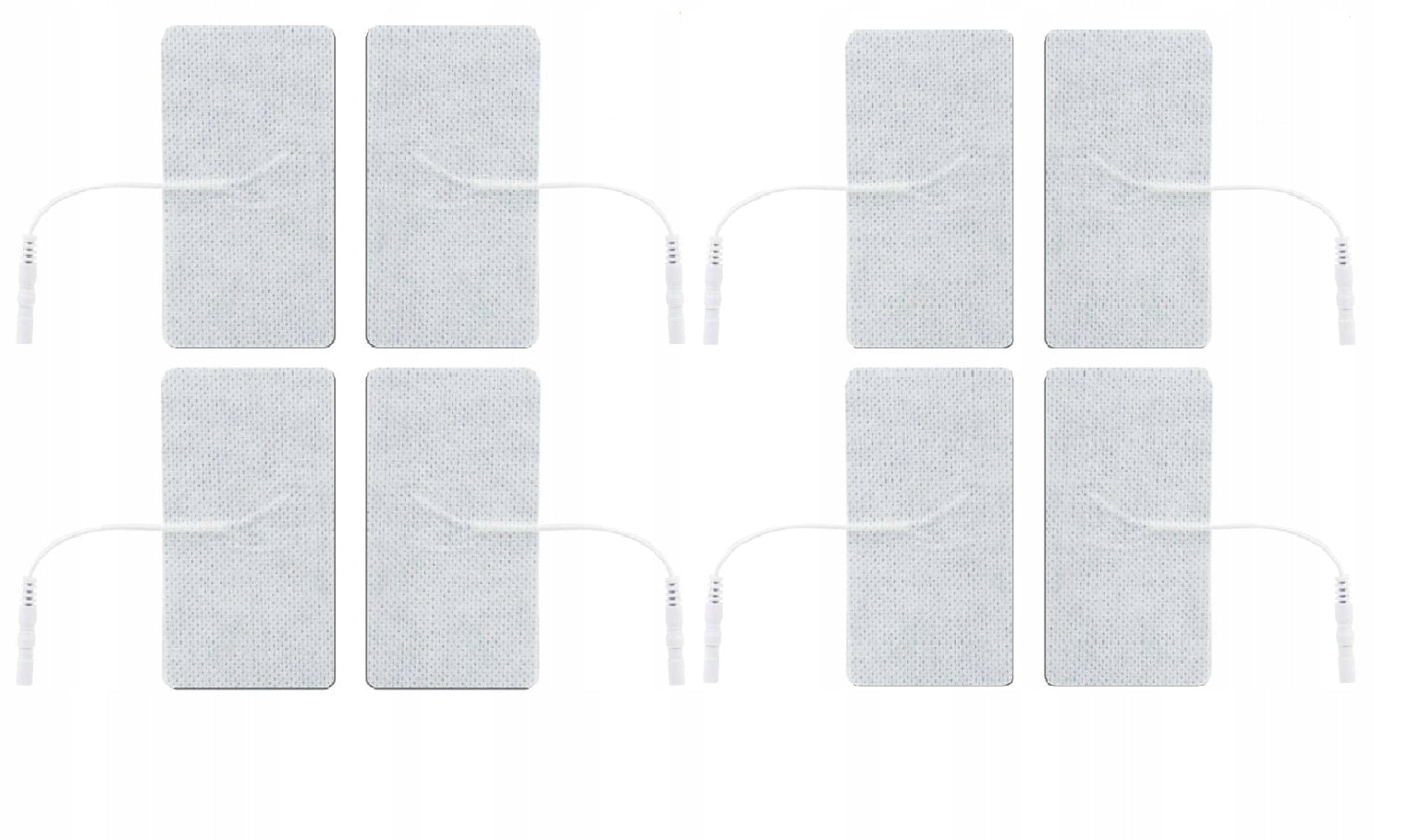 LARGE ELECTRODES ADHESIVE GEL PADS FOR ELLE TENS 2 FOR CHILDBIRTH 8 PCS