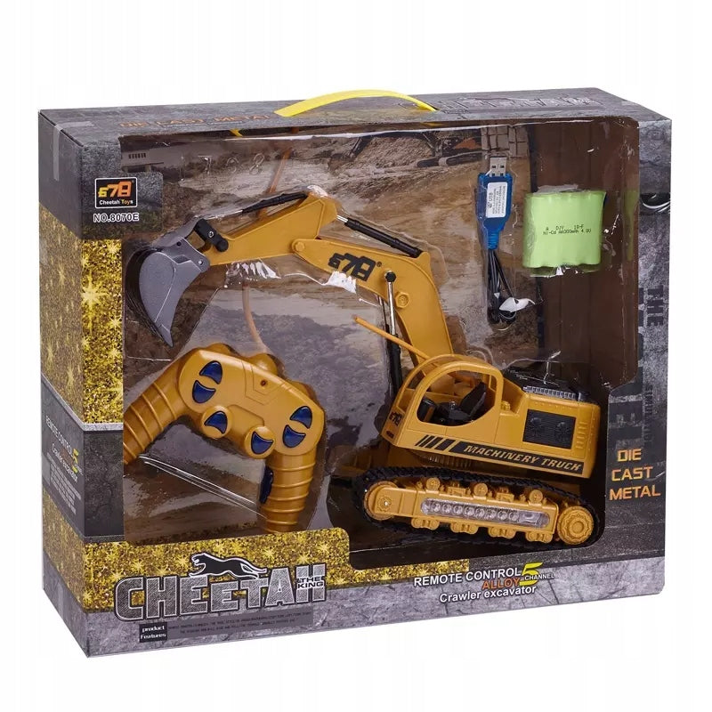 LARGE EXCAVATOR REMOTE CONTROLLED LED LIGHT REMOTE CONTROL MOVABLE ARM Brand Bobo-San