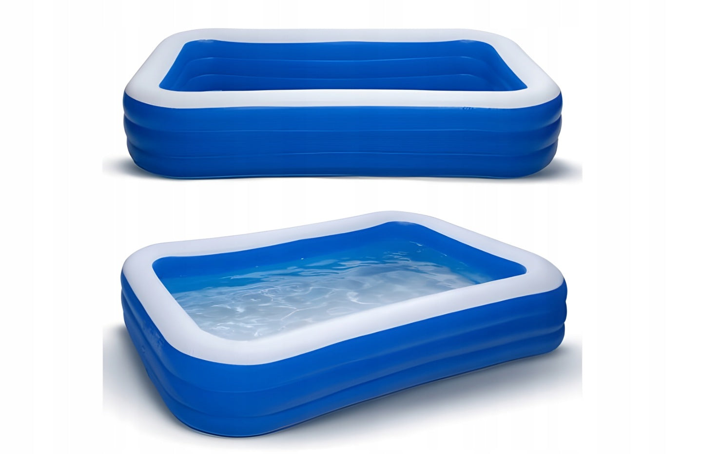 LARGE FAMILY INFLATABLE GARDEN POOL FOR KIDS FOR GARDEN 305 x 183 CM XXL Packaging status original