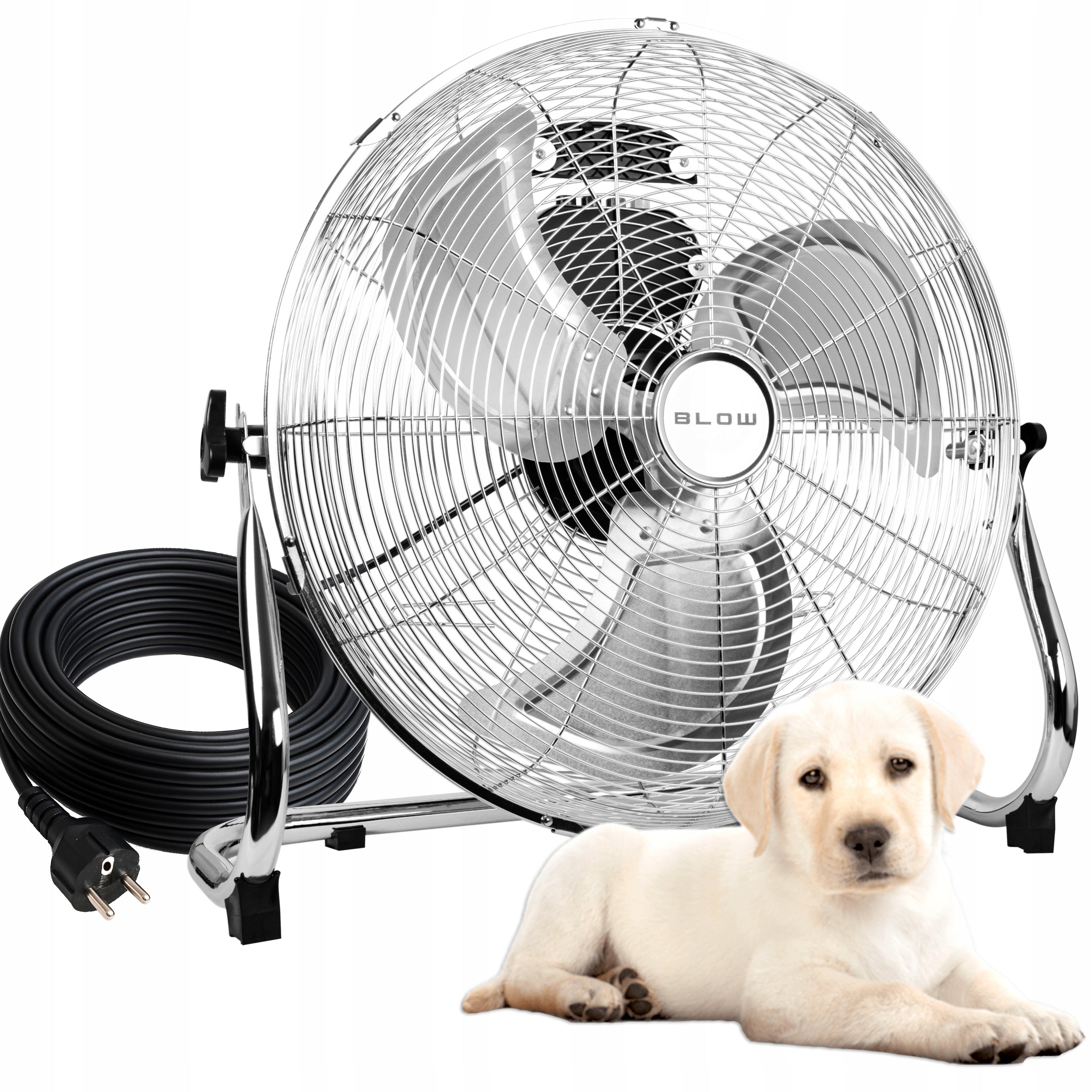 LARGE FAN HOME FLOOR CIRCULATOR INDUSTRIAL WINDMILL POWERFUL 200W