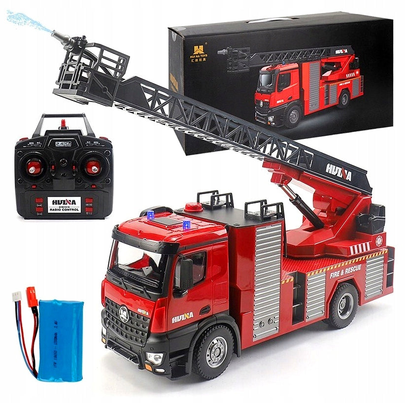 LARGE FIRE BRIGADE REMOTE CONTROLLED RC WATER CANnon FIRE TRUCK PREMIUM