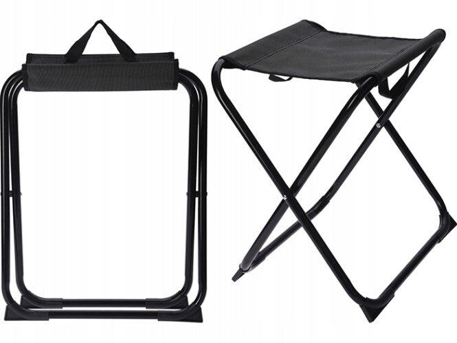 LARGE FISHING CHAIR TOURIST FOLDING STOOL WITH HANDLE 45x35cm