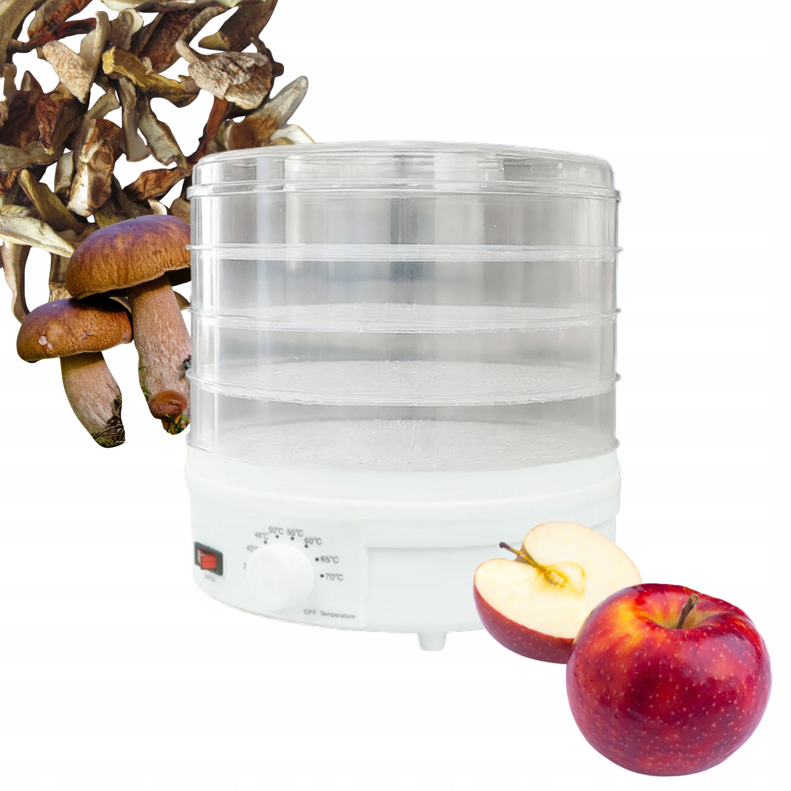 LARGE FOOD DRYER FOR HERBS MUSHROOMS FRUIT VEGETABLES 350IN 5 LEVELS