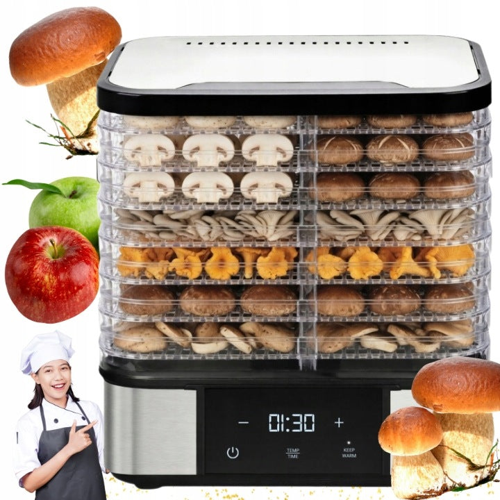 LARGE FOOD DRYER FOR MUSHROOMS AND FRUITS 7 TRAYS OF VEGETABLES FOR FRUIT MUSHROOMS