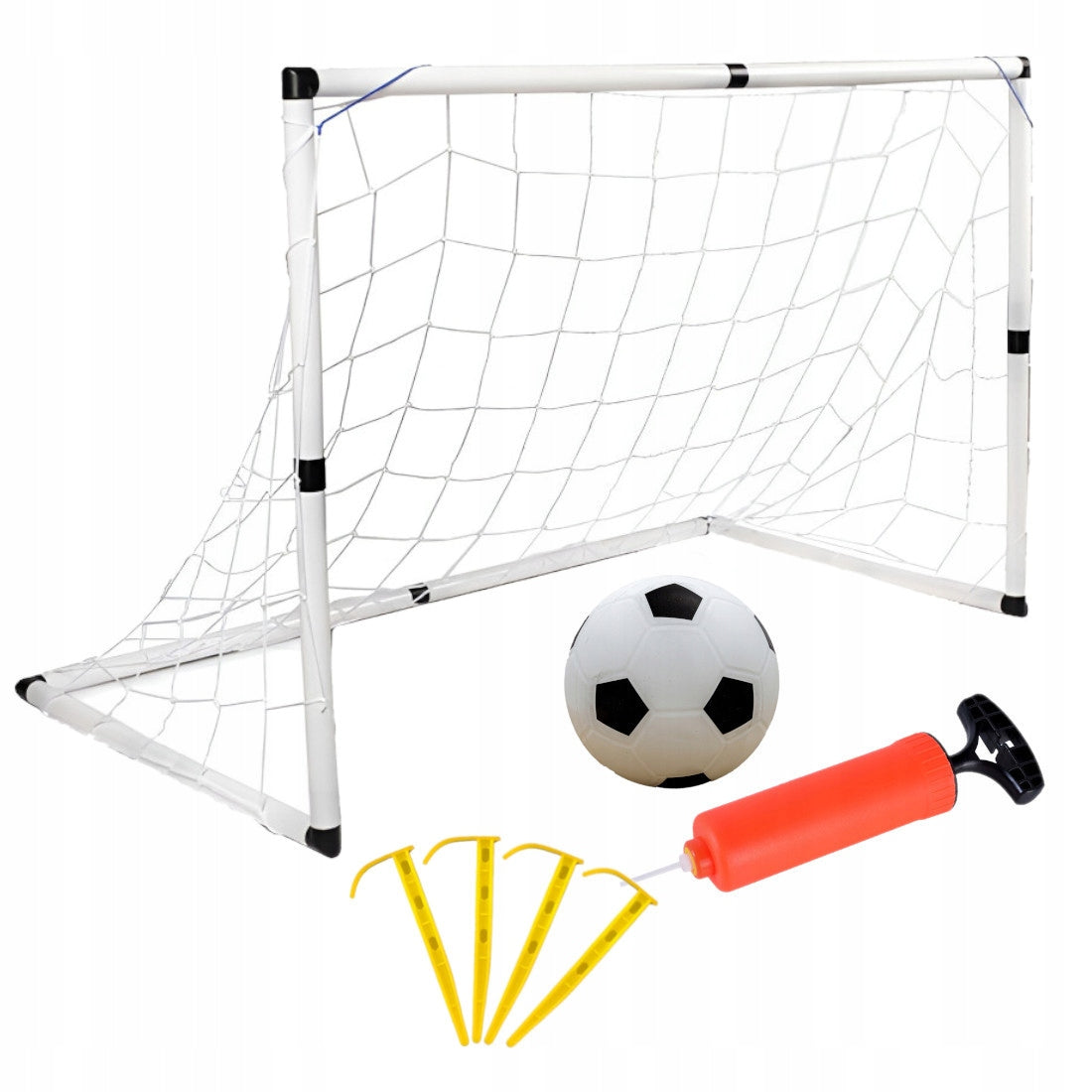 LARGE FOOTBALL GOAL FOR FOOTBALL TRAINING SET BALL PUMP NET