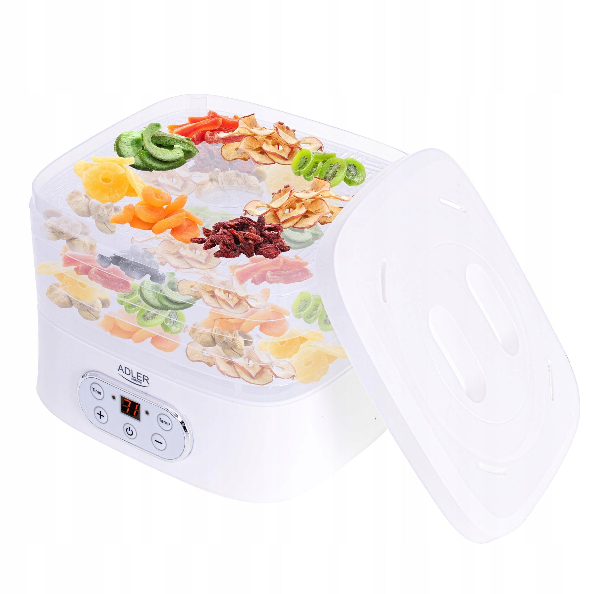 LARGE Fruit Mushroom Dryer Vegetable Thermocouple 550W 5 Trays High Trays Packaging status original