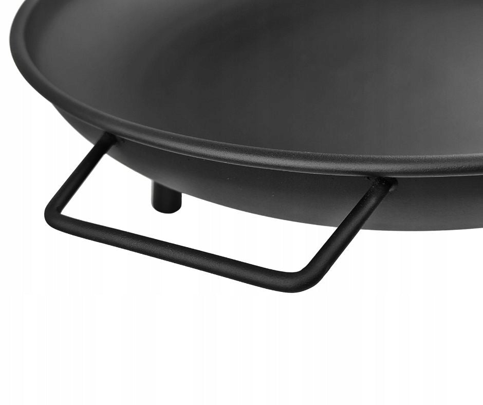 LARGE GARDEN FIREPLACE GRILL FIREPLACE BOWL 60 cm STEEL WEIGHT 2,8KG BLACK Manufacturer code G003