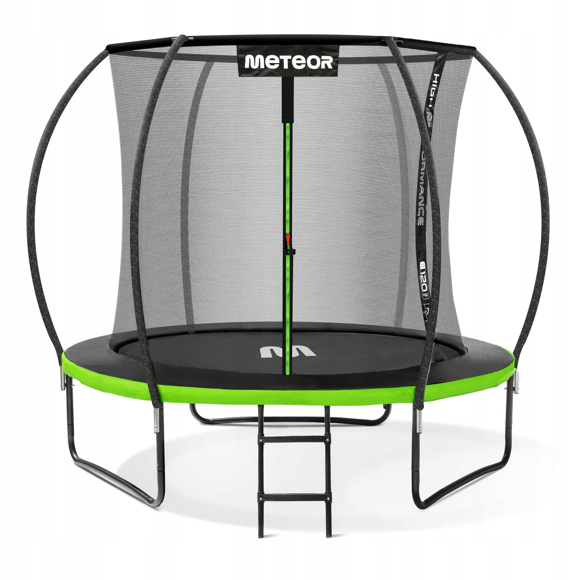 LARGE GARDEN TRAMPOLINE FOR CHILDREN AND ADULTS METEOR 8ft 243cm with mesh Brand Meteor