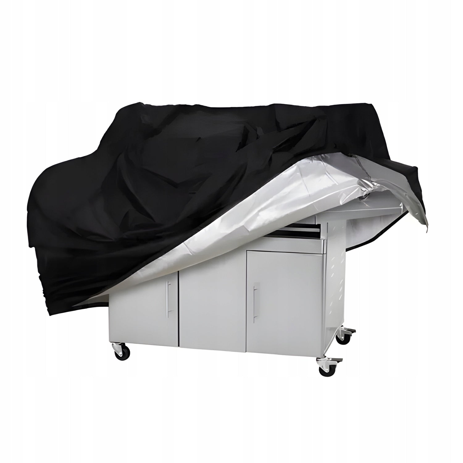 LARGE GAS GRILL COVER GRILL WATERPROOF 145 x 61 x 117 CM Product height 117 cm