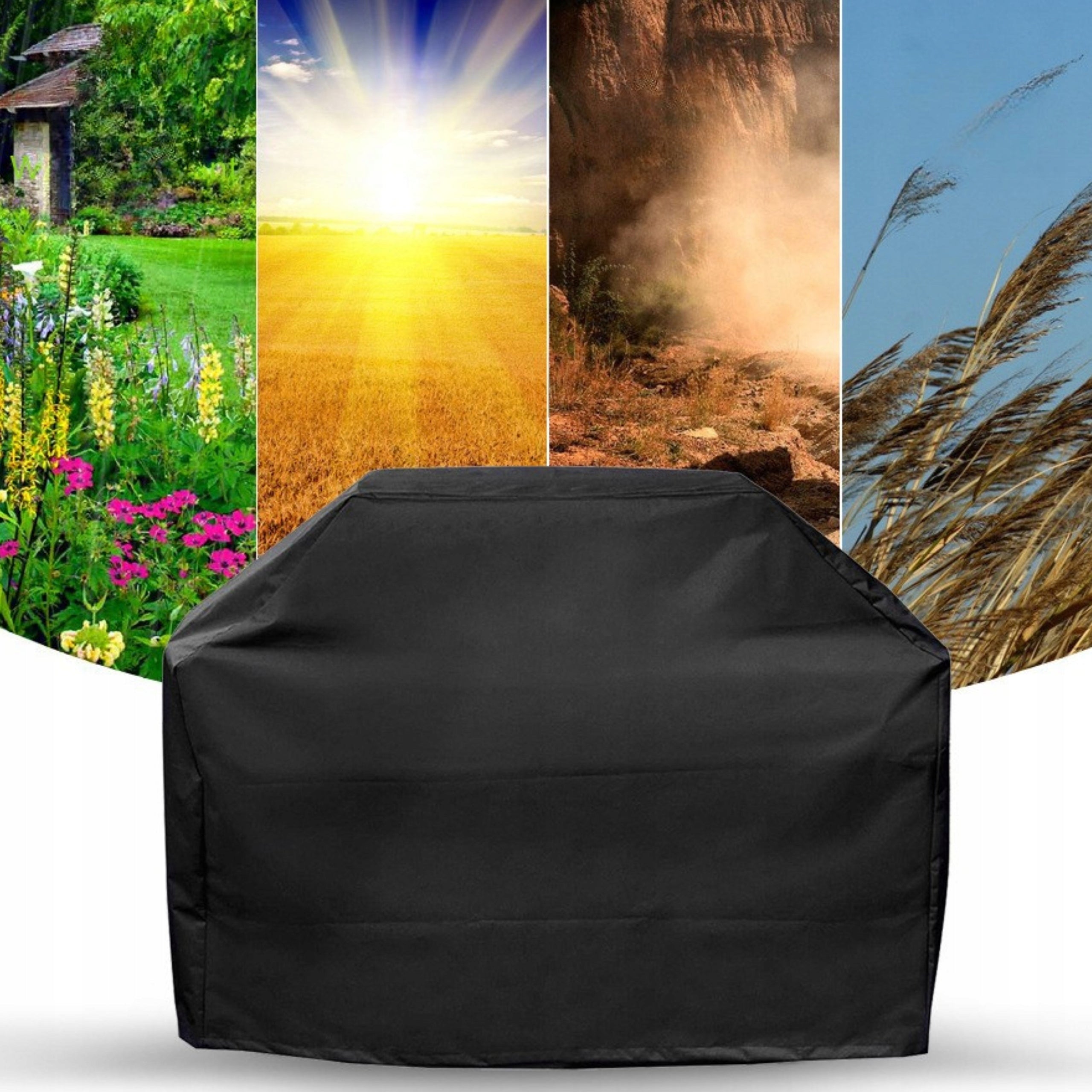 LARGE GAS GRILL COVER GRILL WATERPROOF 145x61x117 cm XXL Packaging status original