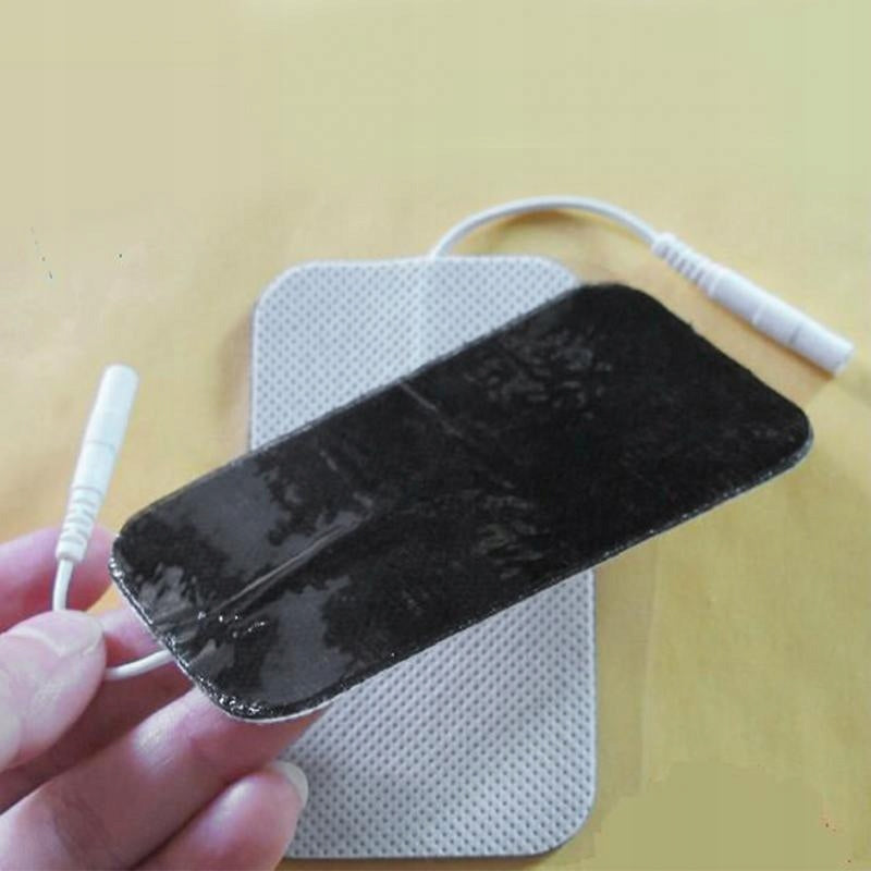 LARGE GEL ELECTRODE TENS 9/5CM Batteries included no